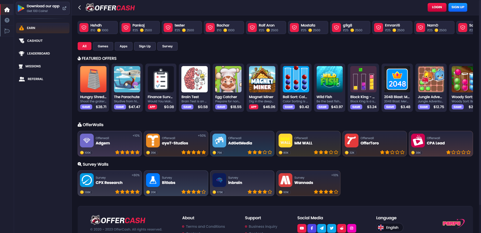 PaidMoney Offerwall script